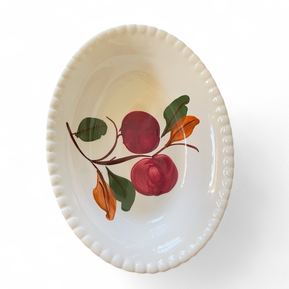 Blue Ridge Southern Pottery, small serving dish, Delicious pattern, hand painted - Picture 2 of 6